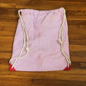 Seersucker laundry/backpack